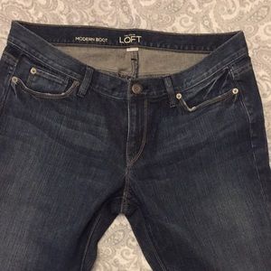 LOFT Ann Taylor Modern Boot Jeans
